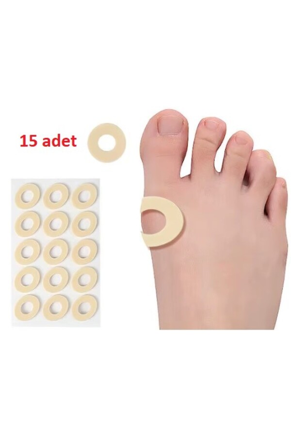 Go İthalat Ayak Nokta Pedi̇ Sünger Yastık 15 Li̇ (5258)