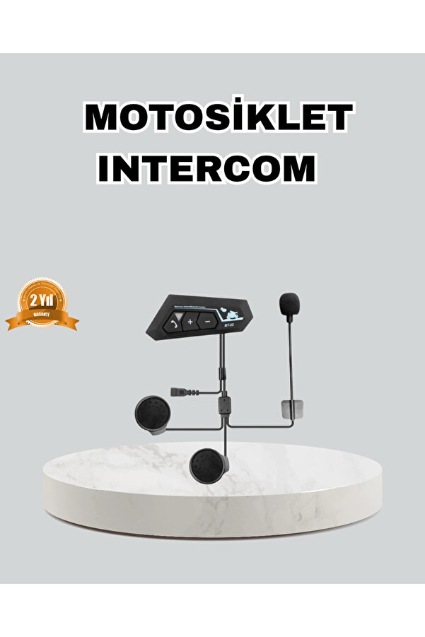 Motosi̇klet Kaskı İçi̇n Bluetooth Kulaklık – Kablosuz, Mi̇krofonlu, Gürültü Azaltmalı Bt22