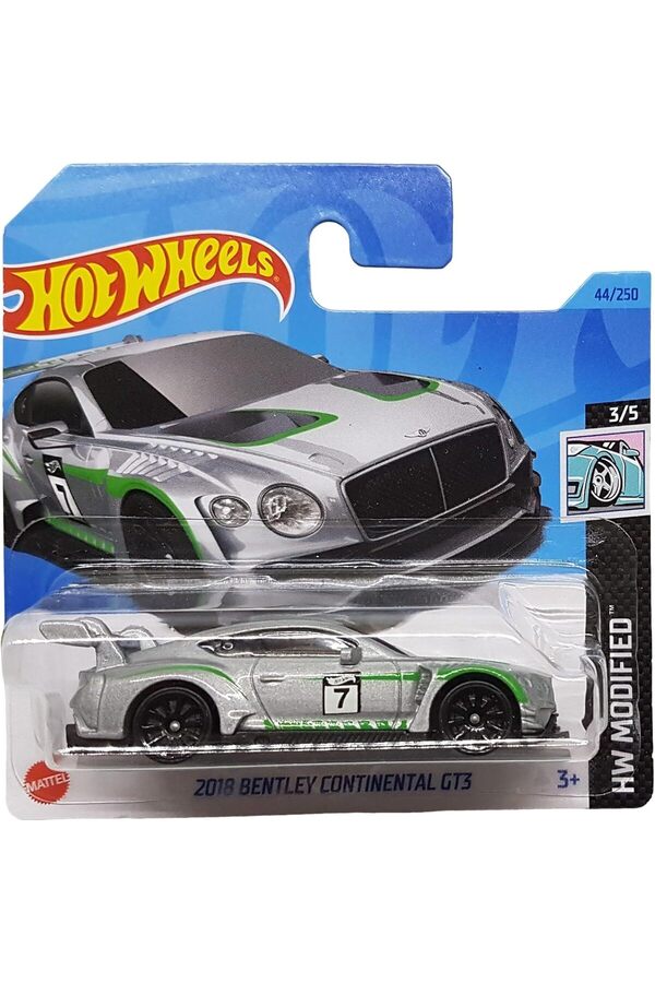 - 2018 Bentley Conti̇nental Gt3 - Hw Modi̇fi̇ed 3/5 - Hkl45 - Short Card - Gümüş Gri̇ Metali̇k - 2023 97