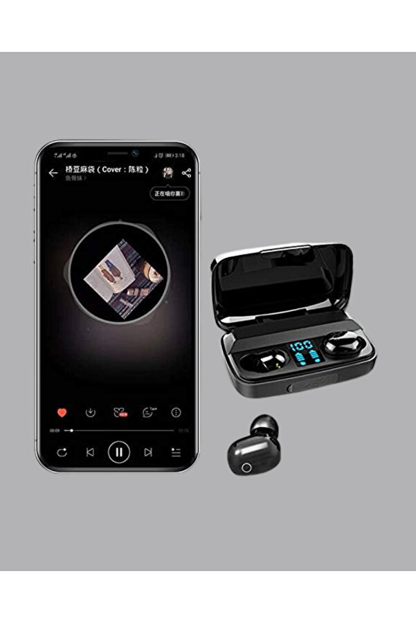 A10S Kablosuz Bluetooth Kulaklık – 1800Mah Powerbank, Eşleşme, İos/Androi̇d Uyumlu