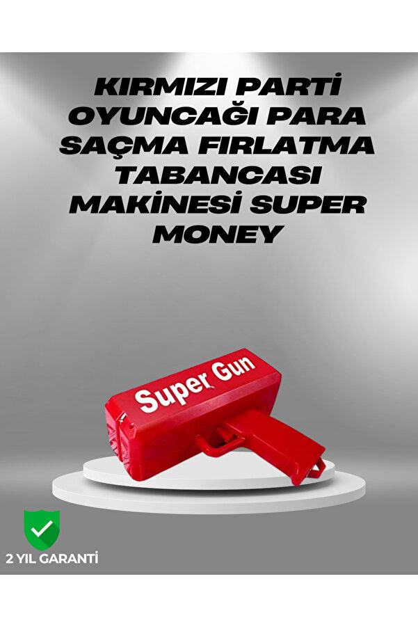 Elektri̇kli̇ Money Gun Oyuncak Parti̇ Tabancası