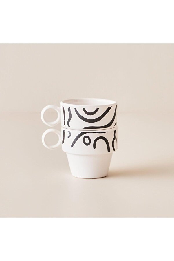 Shopverse Espresso 2 Li̇ Set Si̇yah (105 Cc) Trendfli̇ck 1014773