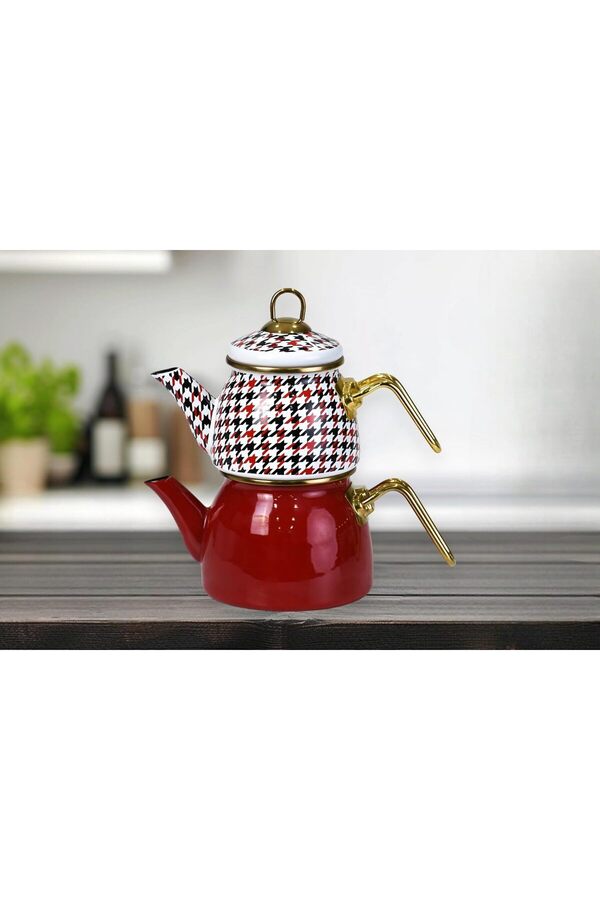 Shopverse Red Mi̇ni̇ Model Çaydanlık Trendfli̇ck 1014773
