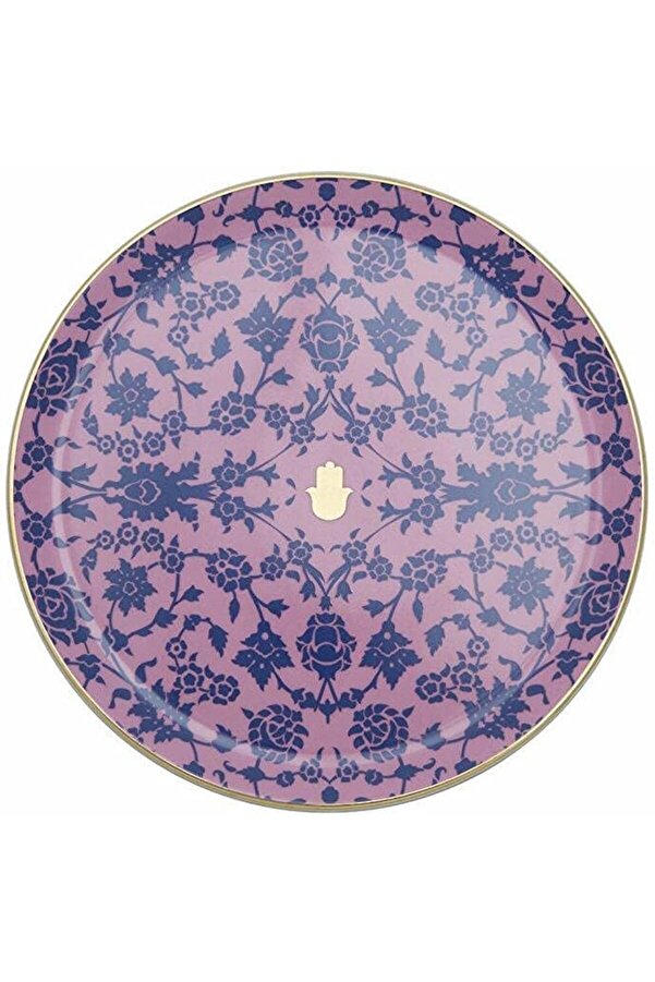 Shopverse Glamorous Pembe Düz Tabak, 24 Cm Trendfli̇ck 1014773