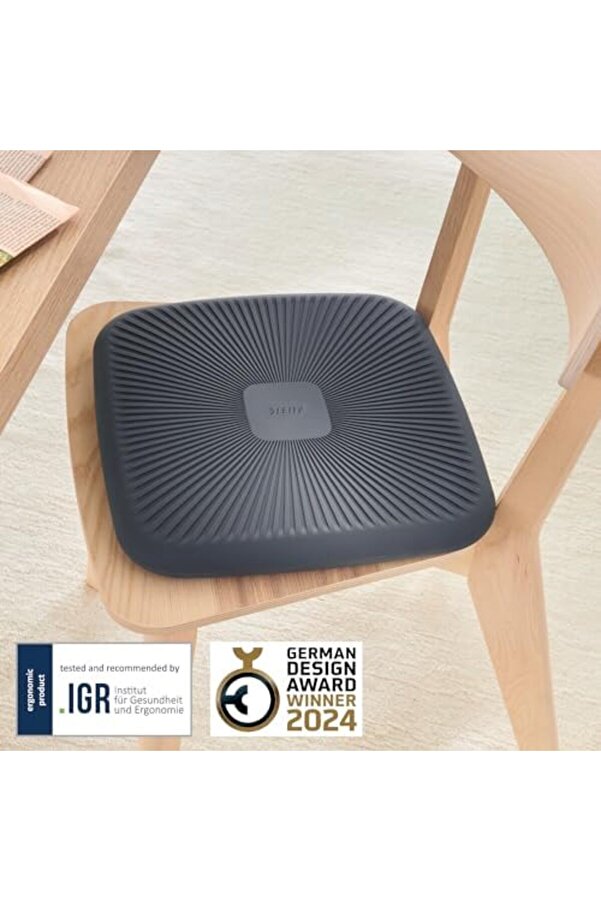 Shopverse Ergo Wobble Denge Oturma Yastığı, Gri̇, 65390089, Ergonomi̇k Trendfli̇ck 1014773