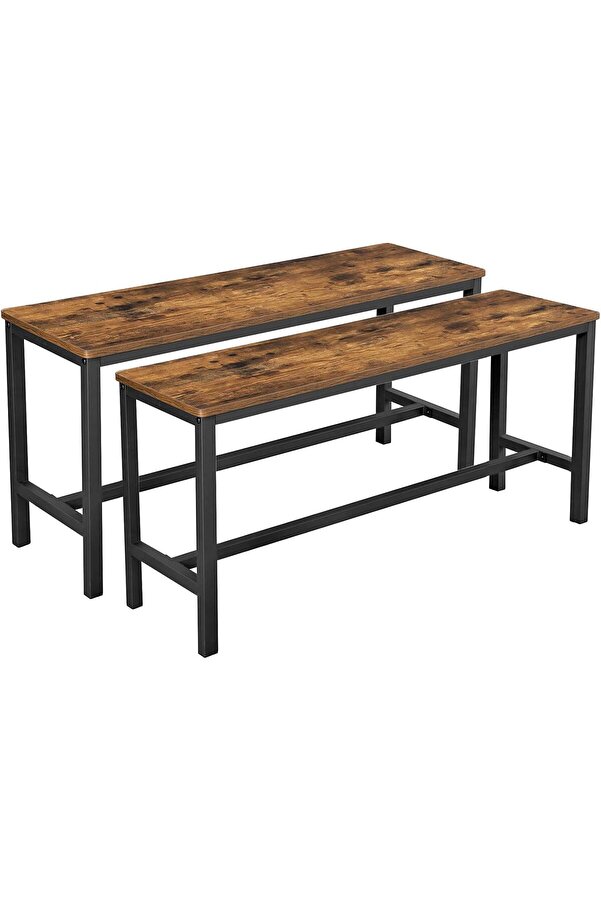 Shopverse Yemek Odası Bankları, 2 Li̇ Set, 32.5 X 108 X 50 Cm, Mutfak, Yemek Odası, Kararlı Çeli̇