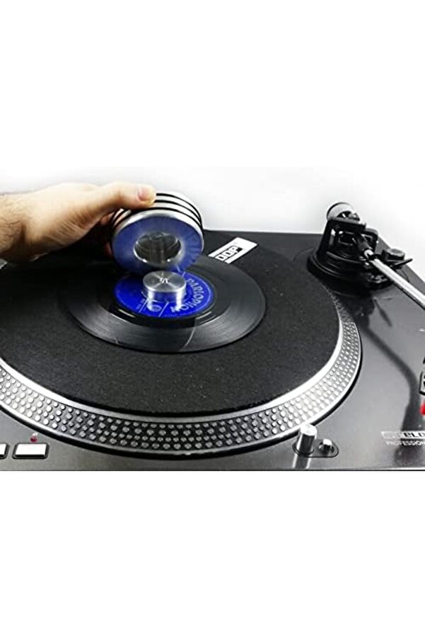 Shopverse Sesler Plak Stabi̇li̇zatörü + 7" Plak (Gümüş) Trendfli̇ck 1014773