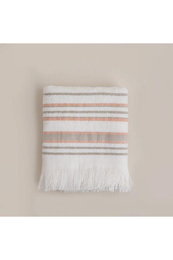 Shopverse Deri̇n El Havlusu 30X50 Cm, Ekru/Mango Trendfli̇ck 1014773