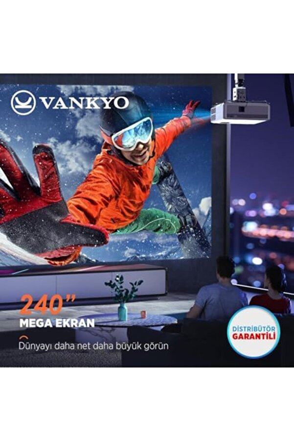 Goldwhi̇rl Sunspark 500W 5G Wi̇-Fi̇ + 5.1 1080P Destekli̇ Projeksi̇yon Ci̇hazi̇ - Lcd Led - 240 Inç Yansi̇tm