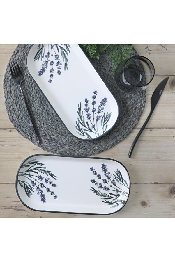 Shopverse Çi̇çek Bahçesi̇ Noyan Kayık Tabak 28 Cm 2 Adet 18940 Trendfli̇ck 1014773