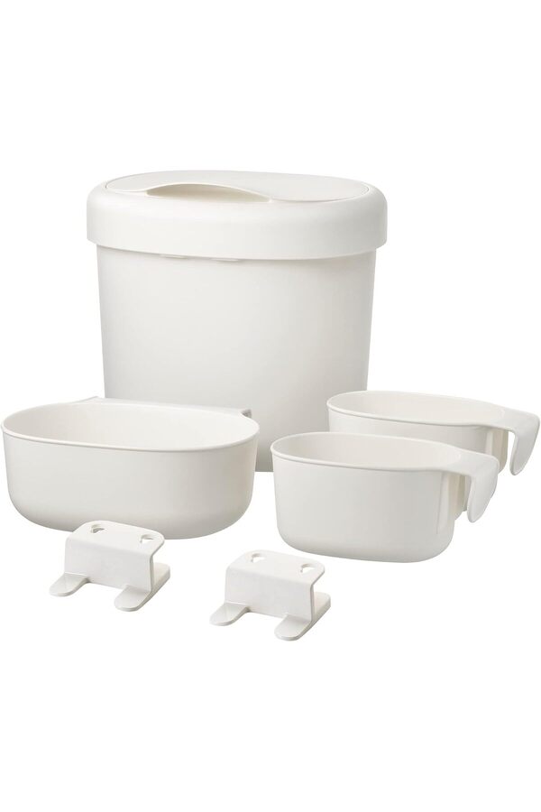 Shopverse Önsklıg Stor Sepetler Deği̇şen Tbl 4 Lü Set, Beyaz Trendfli̇ck 1014773