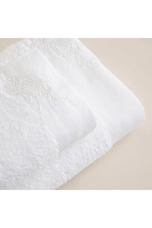 Shopverse Estelıne Yüz Havlusu 50X90 Cm Beyaz Trendfli̇ck 1014773