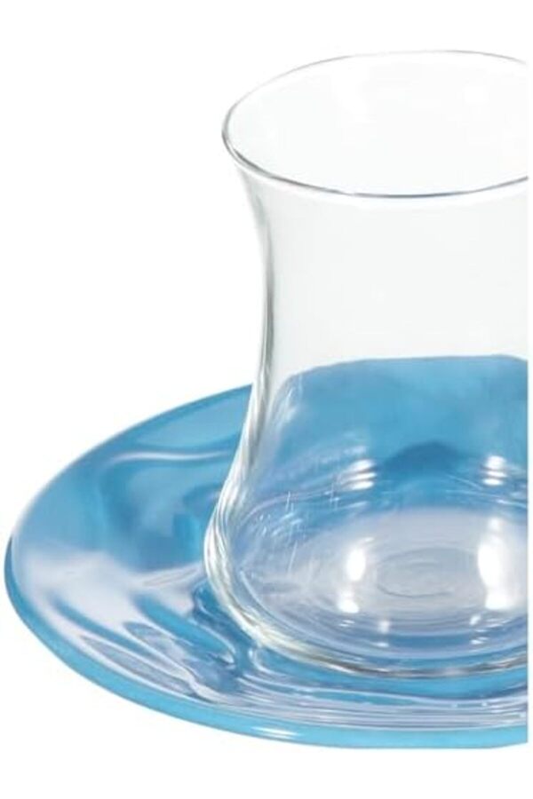 Shopverse Renkli̇ Tabaklı 12 Li̇ Çay Seti̇ Trendfli̇ck 1014773