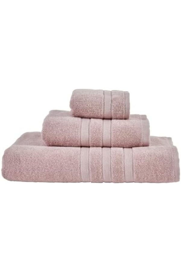 Shopverse Düz%100 Pamuk Havlu Pudra 85X150 Cm Trendfli̇ck 1014773