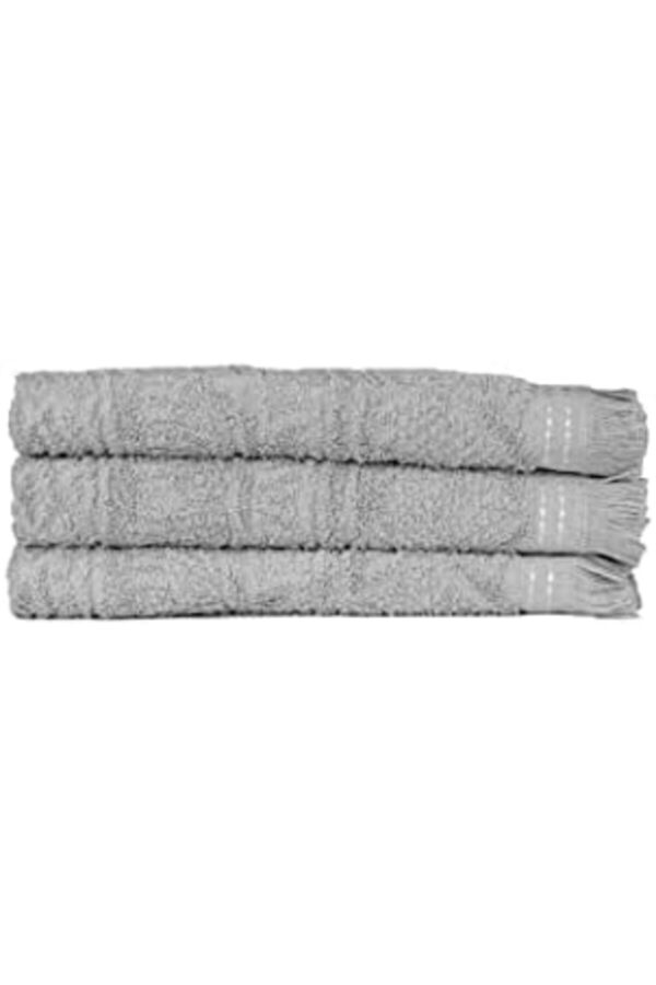 Shopverse 3 Lü Saçaklı Gri̇ Mutfak 30X50 Cm. El Havlusu Trendfli̇ck 1014773