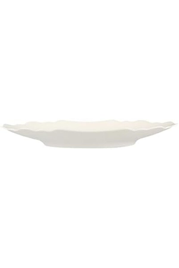 Shopverse Ti̇de Alumi̇li̇te Kayık Tabak 32 Cm, Tekli̇ Trendfli̇ck 1014773