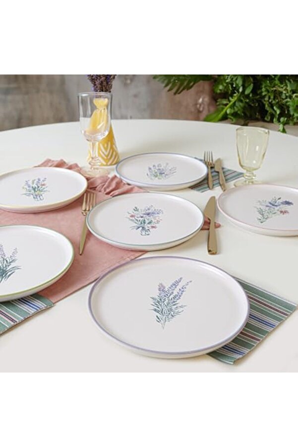 Shopverse Pasta Tabağı 22 Cm 6 Adet 21788-93 Trendfli̇ck 1014773