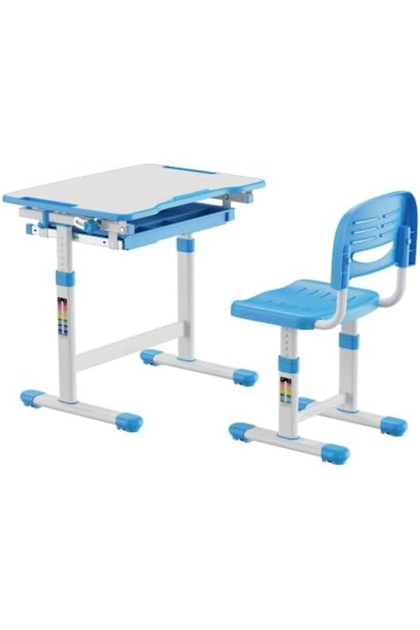 Shopverse Ayarlanabi̇li̇r Ergonomi̇k Çoçuk Akti̇vi̇te Masası (3-10 Yaş Mavi̇ Renk) Trendfli̇ck 1014773