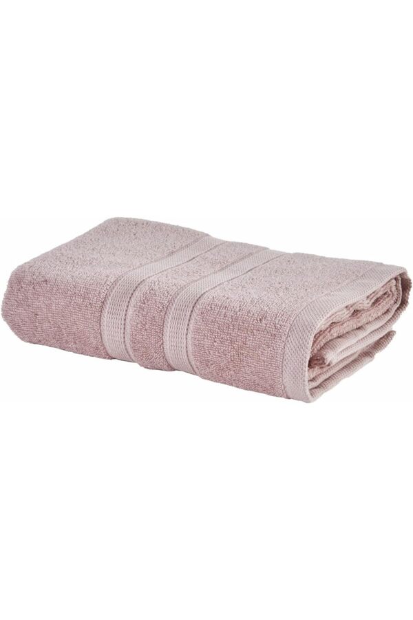 Shopverse Düz%100 Pamuk Havlu Pudra 50X90 Cm Trendfli̇ck 1014773