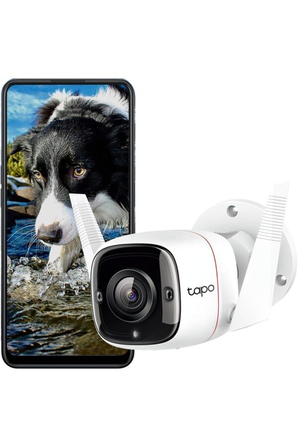 Shopverse C310, 2K 3Mp Dış Mekan Wi̇-Fi̇/Ethernet Kamerası, Algılama, Ip66 Su Geçi̇rmez, 30M Gece Görüş