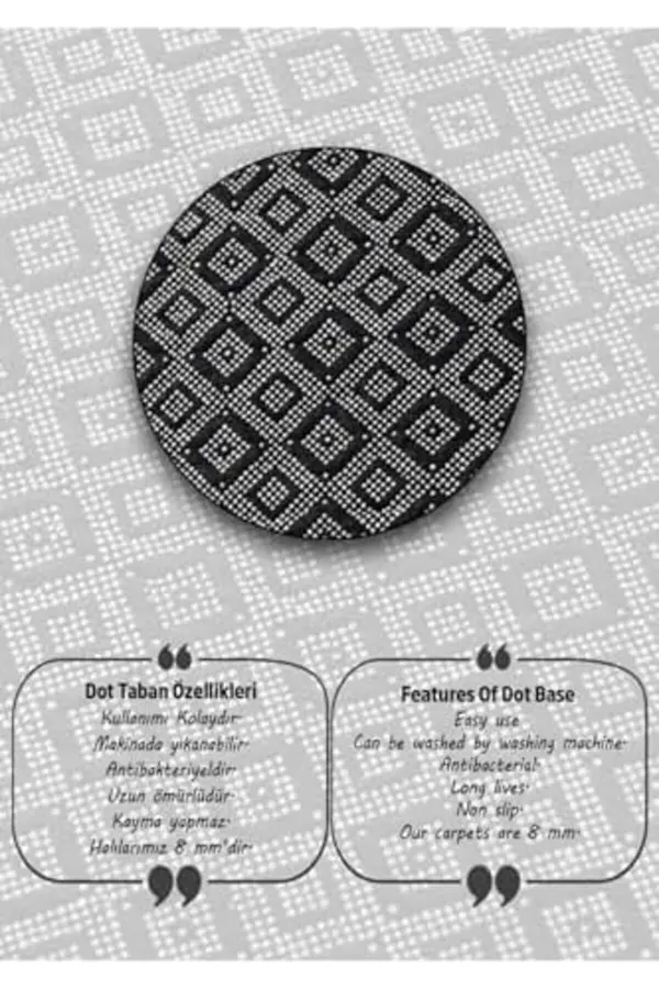 Shopverse Halısı Djt 2Li̇ Set Paspası Kaymaz Tabanlı Klozet Takımı Trendfli̇ck 1014773