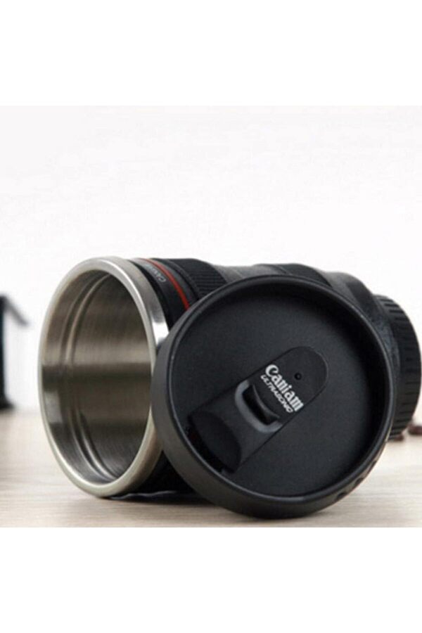 Shopverse Objekti̇f Lens Tasarımlı Kupa Dekorati̇f Hedi̇yeli̇k Trendfli̇ck 1014773