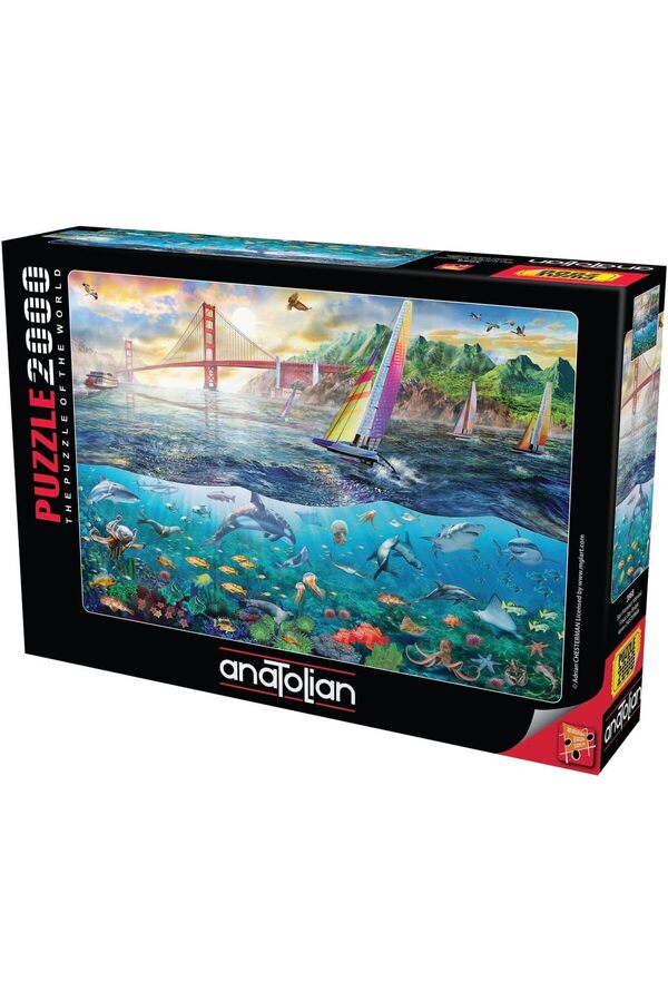 Shopverse Puzzle - San Franci̇sco Köprüsü / 2000 Parça Puzzle, #3968 Trendfli̇ck 1014773