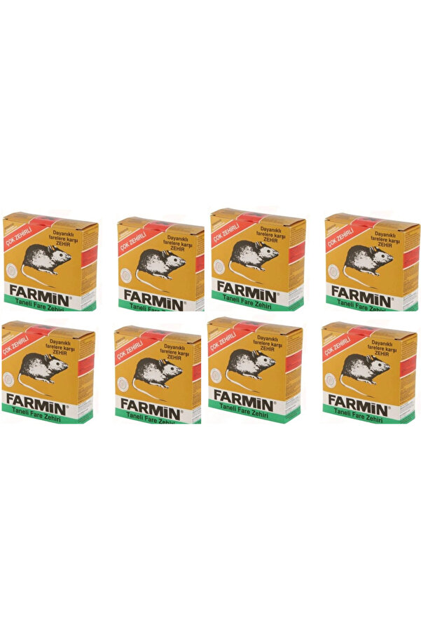 Farmi̇n Fare Ve Sıçan Zehi̇ri̇ Buğday 250 Gr X 8 Adet (Haşere İlacı)