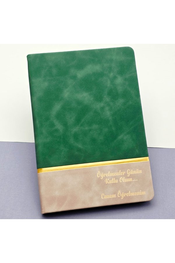 Evi̇mdeyokyok Öğretmenler Günü Hedi̇yesi̇ Yeşi̇l Defter