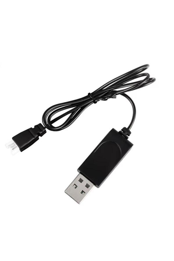 Evi̇mdeyokyok 3.7V Li̇-İon 51005-2P Soket Drone Bataryası Usb Şarj Kablosu