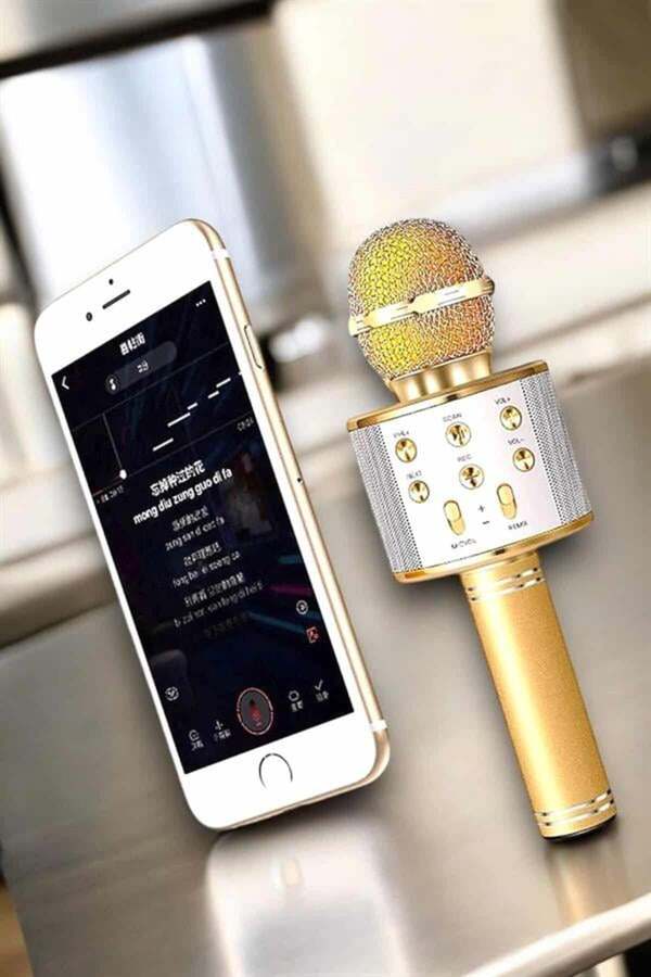 Ethab Giyim Şarjlı Ve Uzun Pil Ömürlü Karaoke Mikrofon Usb Bellek Destekli Profesyonel Ses - Glst6275-2902