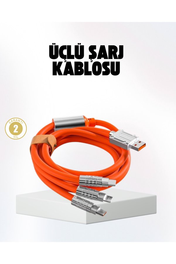 Ethab Giyim Hızlı Şarj Uyumlu Şarj Kablosu – Esnek Yapı Güçlü Bağlantı Yüksek Perfo - Glst5390-897