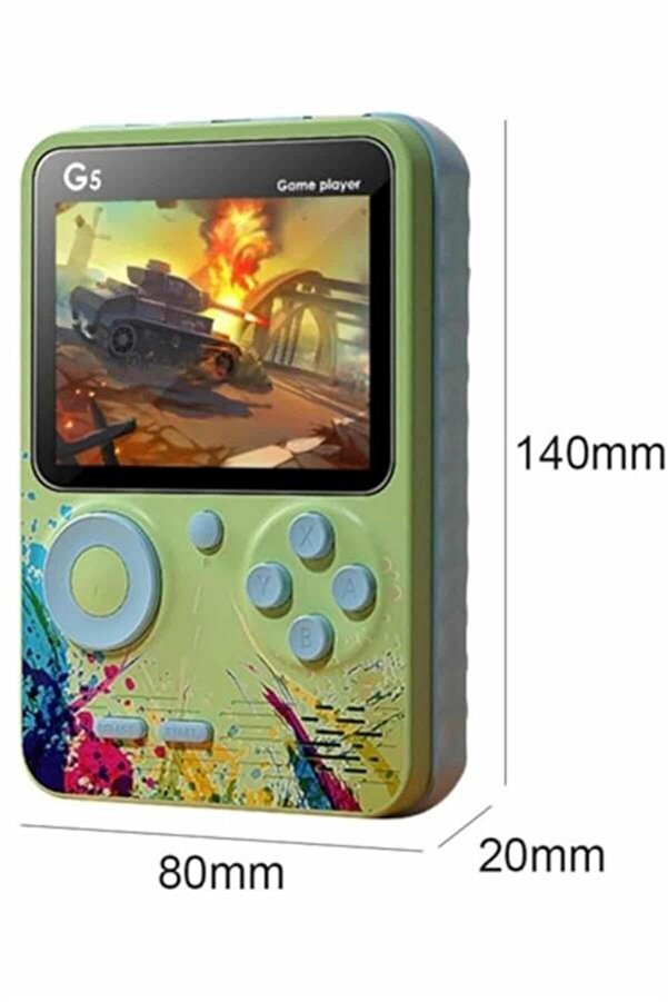 Mkr Çocuklara Özel 4K Hd Retro Oyun Konsol El Atari̇ Taşınabi̇li̇r 500 Oyunlu
