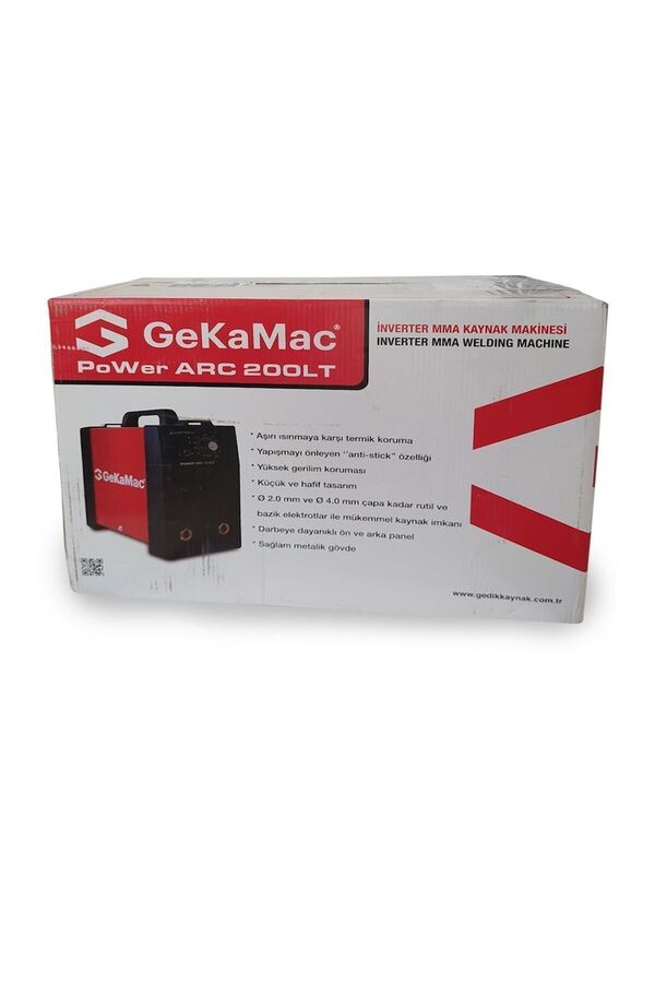 GeKaMac Gedik Kaynak Power Arc 200 Inverter Kaynak Makinesi
