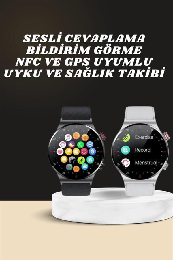 Ethab Giyim Akıllı Saat Çoklu Kordon Seçeneği Amoled Ekran Çok Fonksiyonlu Bluetooth Bağl - Glst4644-779