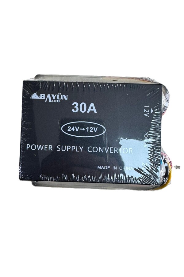 BAYUN Bayün Düşürücü 24 Volt dan 12 Volt'a düşürücü 30 amper