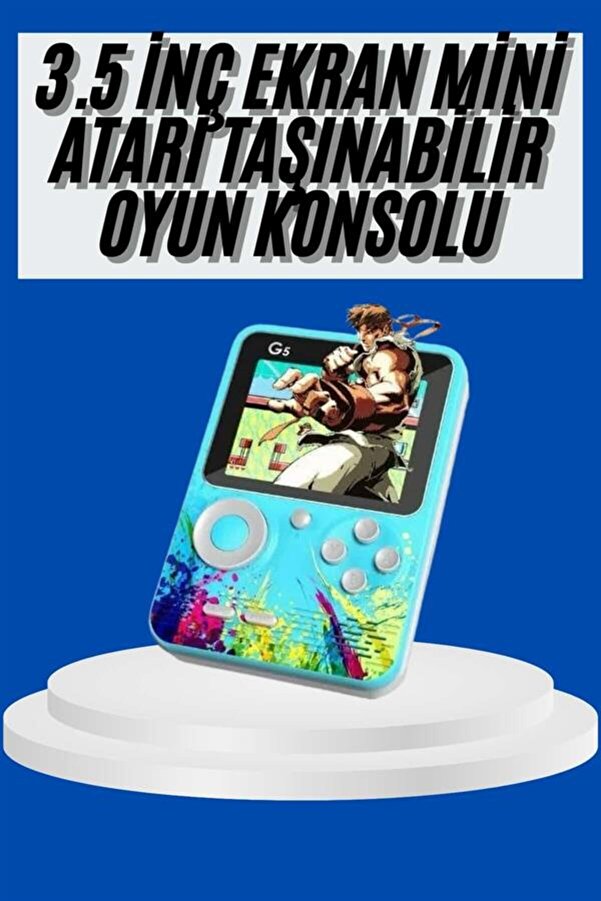 Mkr Çocuklara Özel 4K Hd Retro Oyun Konsol El Atari̇ Taşınabi̇li̇r 500 Oyunlu