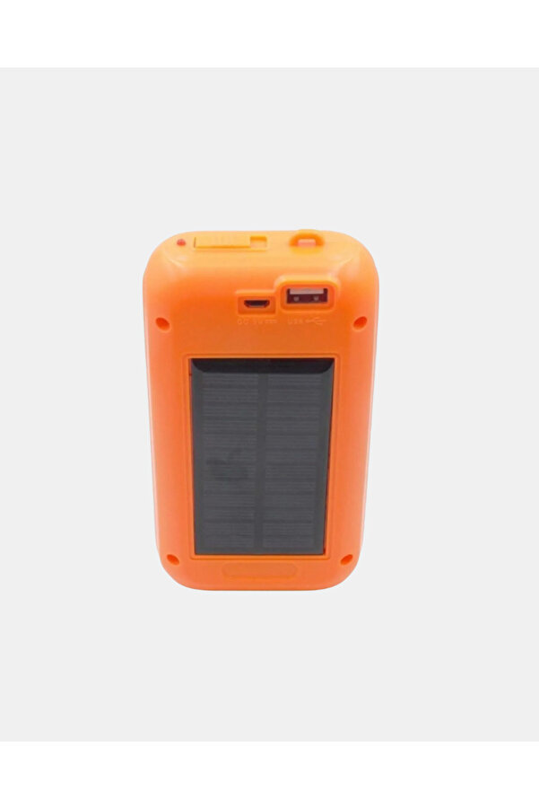Ucuztekno Solar Powerbank 10000 Mah Led Kamp Lambalı Taşınabi̇li̇r Şarj Ci̇hazı