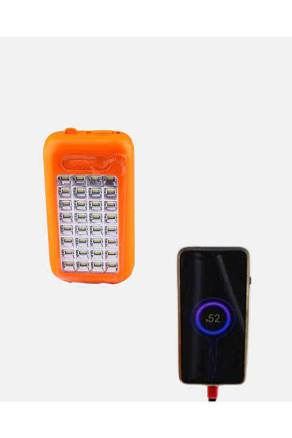 Ucuztekno Solar Powerbank 10000 Mah Led Kamp Lambalı Taşınabi̇li̇r Şarj Ci̇hazı