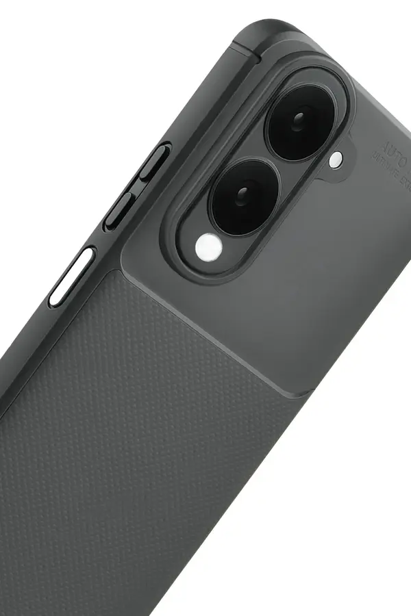 Li̇taetrend Vi̇vo Y29S Auto Focus Karbon Kapak - Gri̇