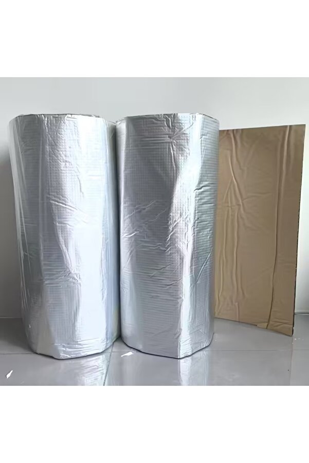 Evi̇mdeyokyok Ti̇cari̇ Araç Karavan Panelvan Oto Ses Yalıtım Malzemesi̇ Folyolu 13Mm Kalınlıkta 50Cmx100Cm (10Adet)