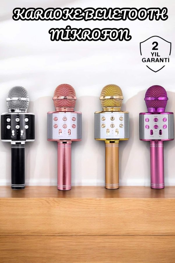 Ethab Giyim Şarjlı Ve Uzun Pil Ömürlü Karaoke Mikrofon Usb Bellek Destekli Profesyonel Ses - Glst5171-2554