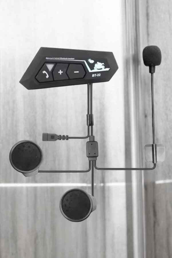 Ethab Giyim İnterkom Intercom Kask Kulaklık Bt22 Bluetooth Motosiklet Kulaklık 5.0 Bluetooth - Glst7488-6528