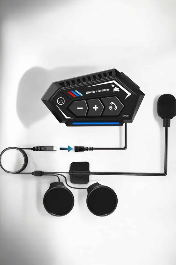 Ethab Giyim İnterkom Intercom Kask Kulaklık Bt22 Bluetooth Motosiklet Kulaklık 5.0 Bluetooth - Glst7488-6528