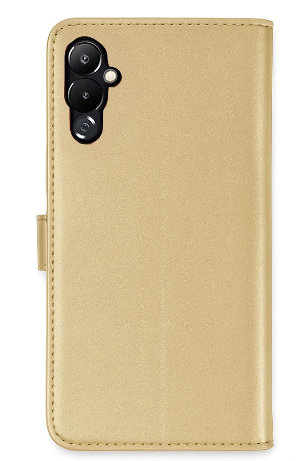 Li̇taetrend Tecno Pova 4 Kılıf Trend S Plus Kapaklı Kılıf - Gold