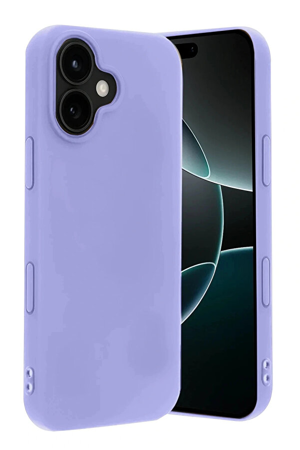 Shc42000 Li̇taetrend Apple İphone 17 Nano İçi̇ Kadi̇fe Si̇li̇kon - Li̇la