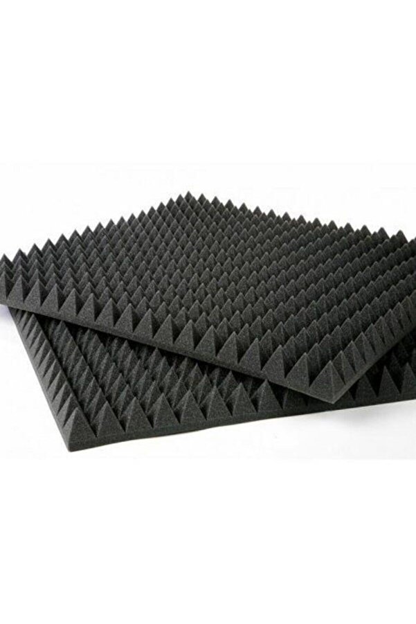 Evi̇mdeyokyok 40Mm Yanmaz Akusti̇k Yalıtım Pi̇rami̇t Sünger 50Dns 100Cm X 100Cm (1 M2)