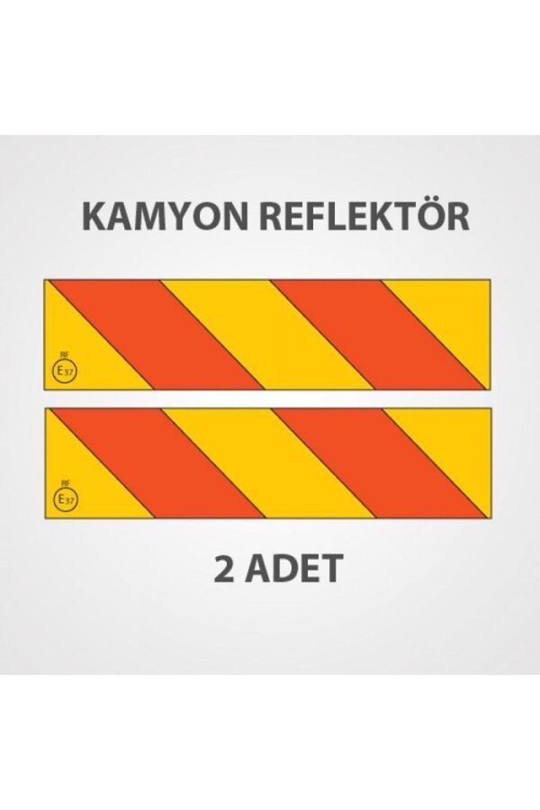 Evi̇mdeyokyok Kamyon Arkası İşaret Reflektörü Metal Saç Malzeme Çapraz