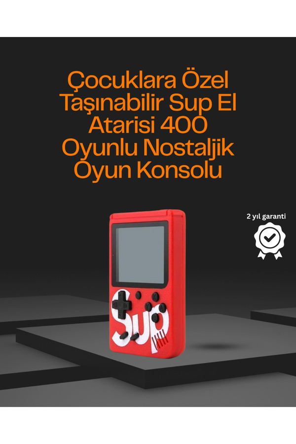 Ethab Giyim 3 İnç Ekranlı Klasik Oyunlu El Konsolu - Glst4906-4899