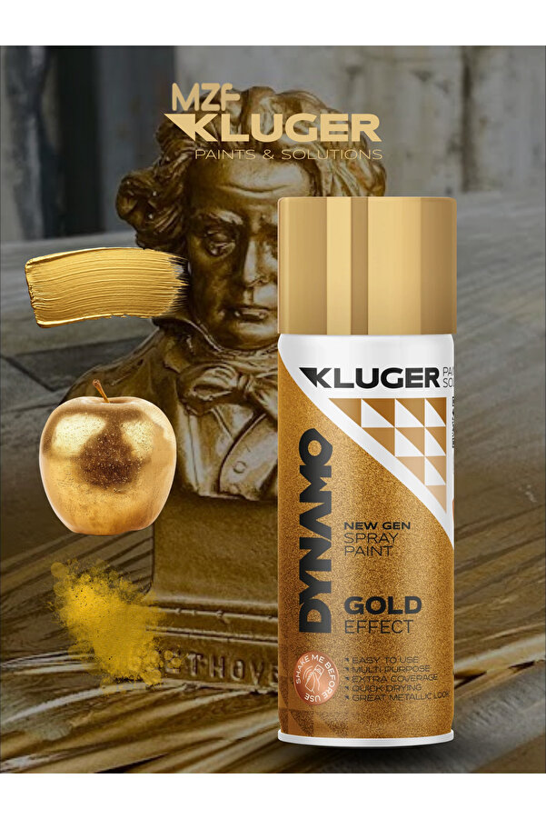 MZF Altın Varak Sprey -Ayna Sprey- Altın Efekt Sprey- Gold Effect Sprey